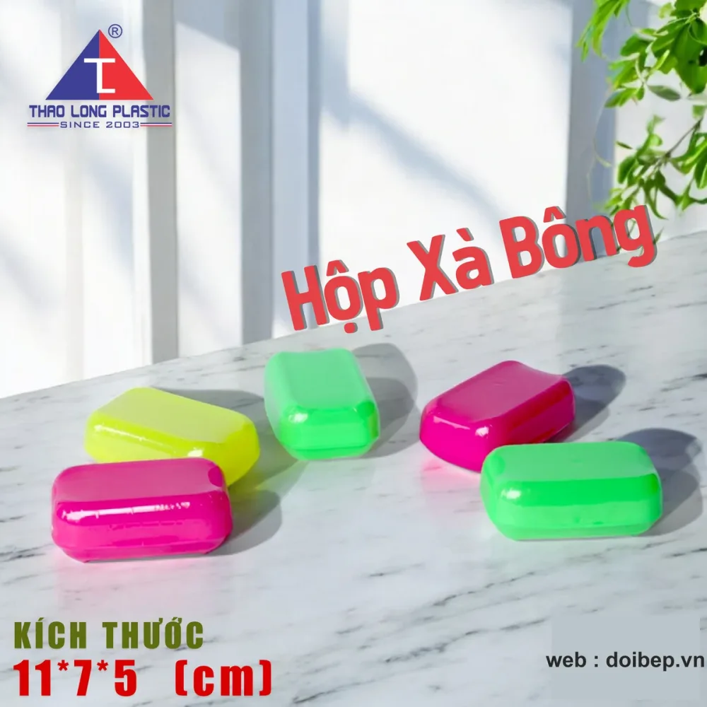 Hộp xà bông nhựa – hộp đựng xà phòng có nắp