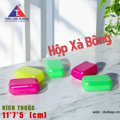 Hộp xà bông nhựa – hộp đựng xà phòng có nắp