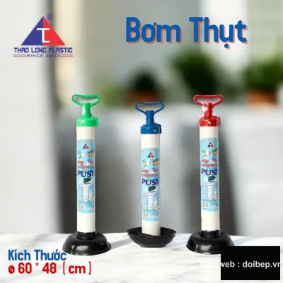 Bơm thụt nhựa – dụng cụ thông tắc bồn cầu và cống · SKU Bơm thụt