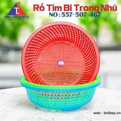Rổ tim bi 427 – rổ nhựa Ø42cm