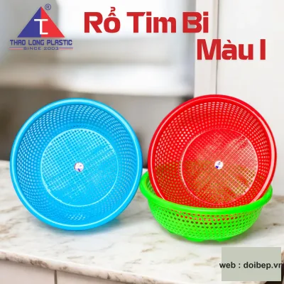 Rổ tim bi 507 – rổ nhựa Ø50cm
