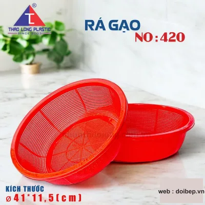 Rá gạo 420 – rá vo gạo Ø41cm lớn nhất dòng