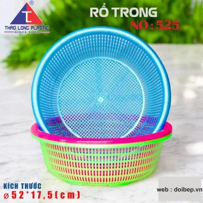 Rổ 525 – rổ nhựa Ø52cm