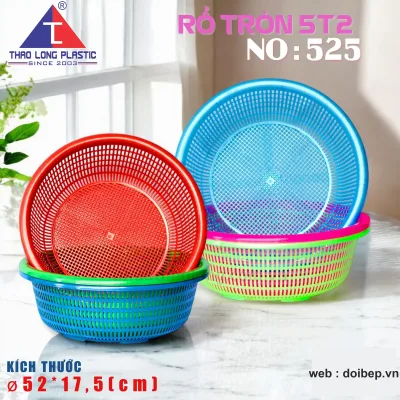 Rổ 525 – rổ nhựa Ø52cm ảnh 2