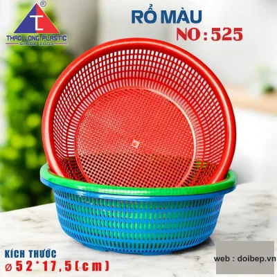 Rổ 525 – rổ nhựa Ø52cm ảnh 3