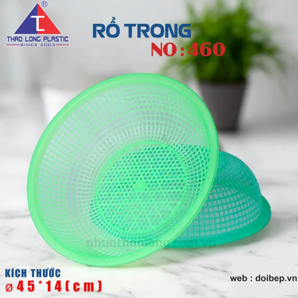 Rổ tròn 460 – rổ nhựa Ø45cm
