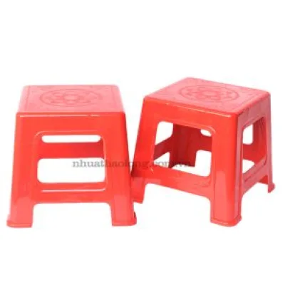 Ghế đẩu nhựa 176 – mặt hoa, mặt trăng 28,5x28,5x25,5cm ảnh 2