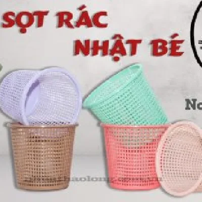 Sọt rác Nhật bé 2001 – sọt rác nhựa 24,5x22,5x17,5cm