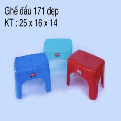 Ghế nhựa 171 – ghế con cao 14cm ngồi làm việc lâu