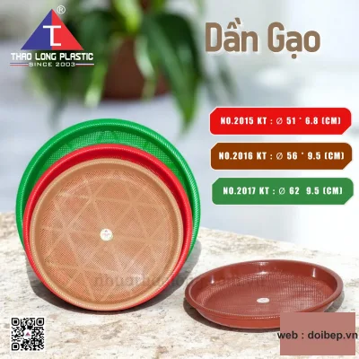 Dần gạo 5T6 mã 2016 – dần nhựa Ø56cm