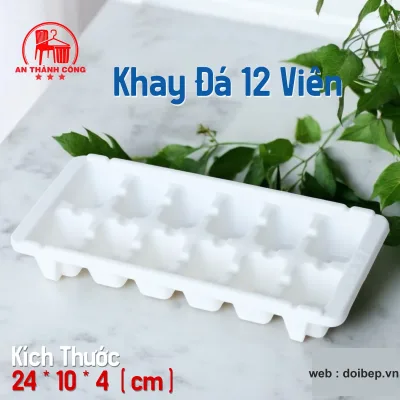 Khay đá viên nhựa – 5, 6, 12 và 16 viên ảnh 4