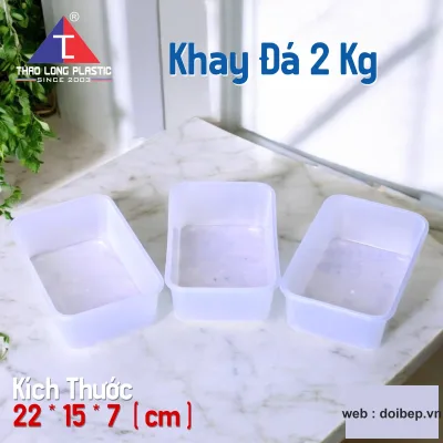 Khay đá khối 2kg và 3kg – khay làm đá cây ảnh 2
