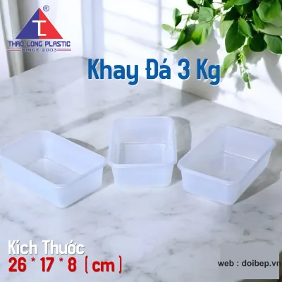 Khay đá khối 2kg và 3kg – khay làm đá cây