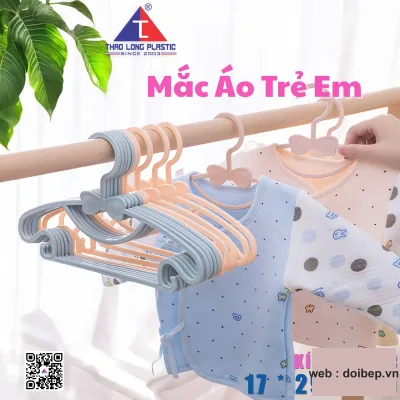 Mắc áo trẻ em nhựa – mắc 29x17cm cỡ riêng cho trẻ ảnh 2