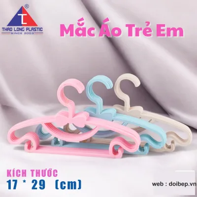 Mắc áo trẻ em nhựa – mắc 29x17cm cỡ riêng cho trẻ
