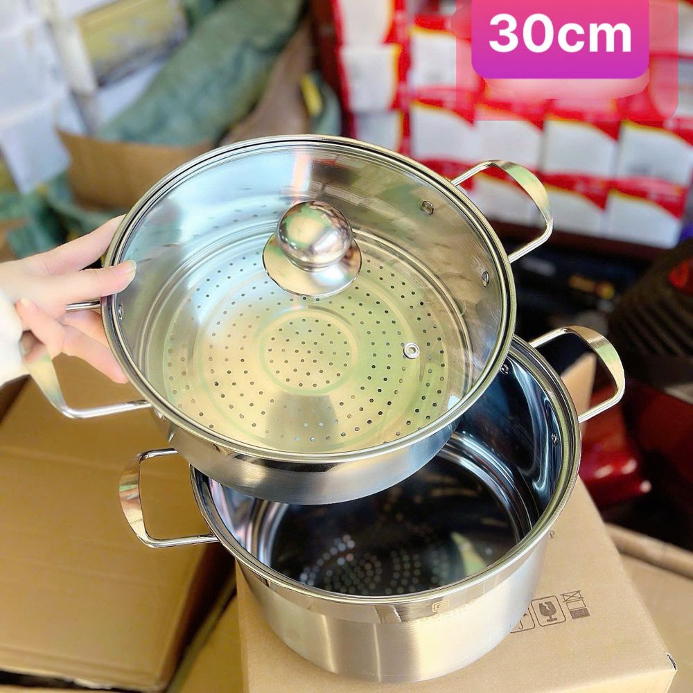 Nồi hấp hai tầng nấu bếp bếp từ , bếp ga Hồng ngoại ảnh 4