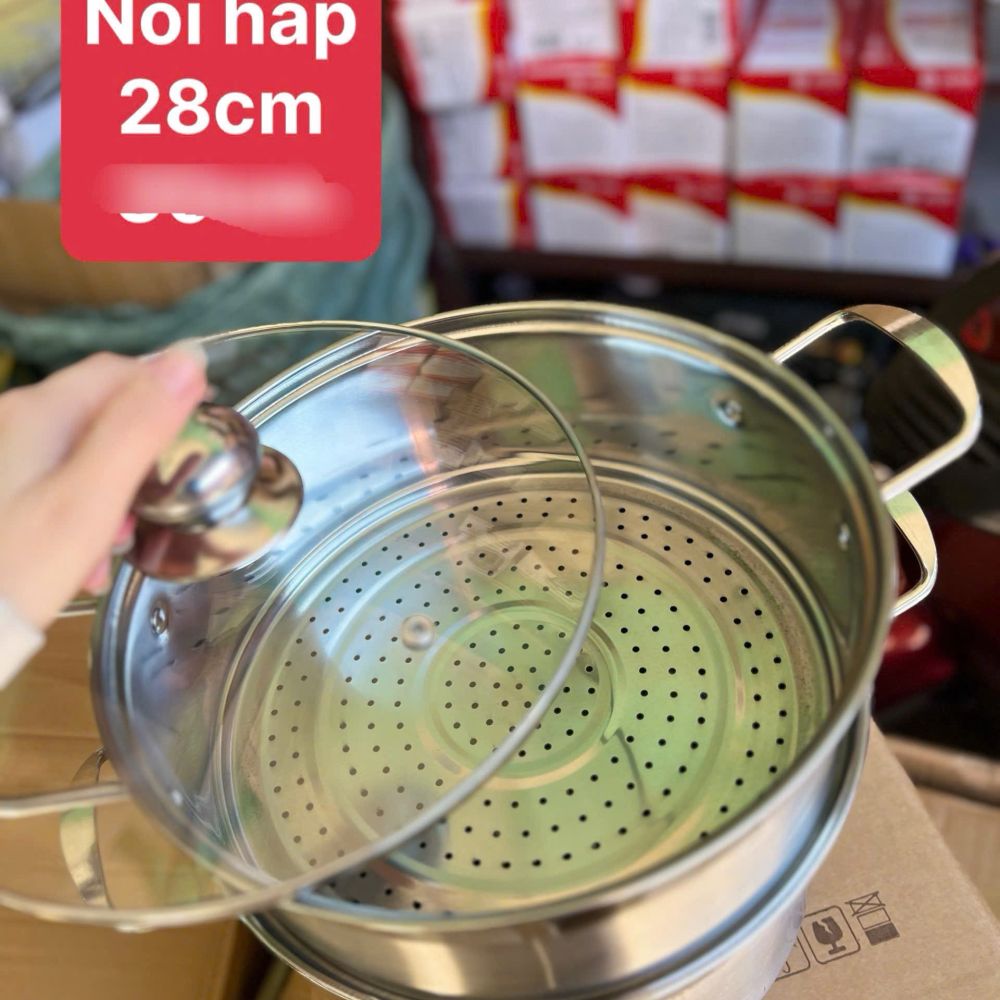 Nồi hấp hai tầng nấu bếp bếp từ , bếp ga Hồng ngoại ảnh 2