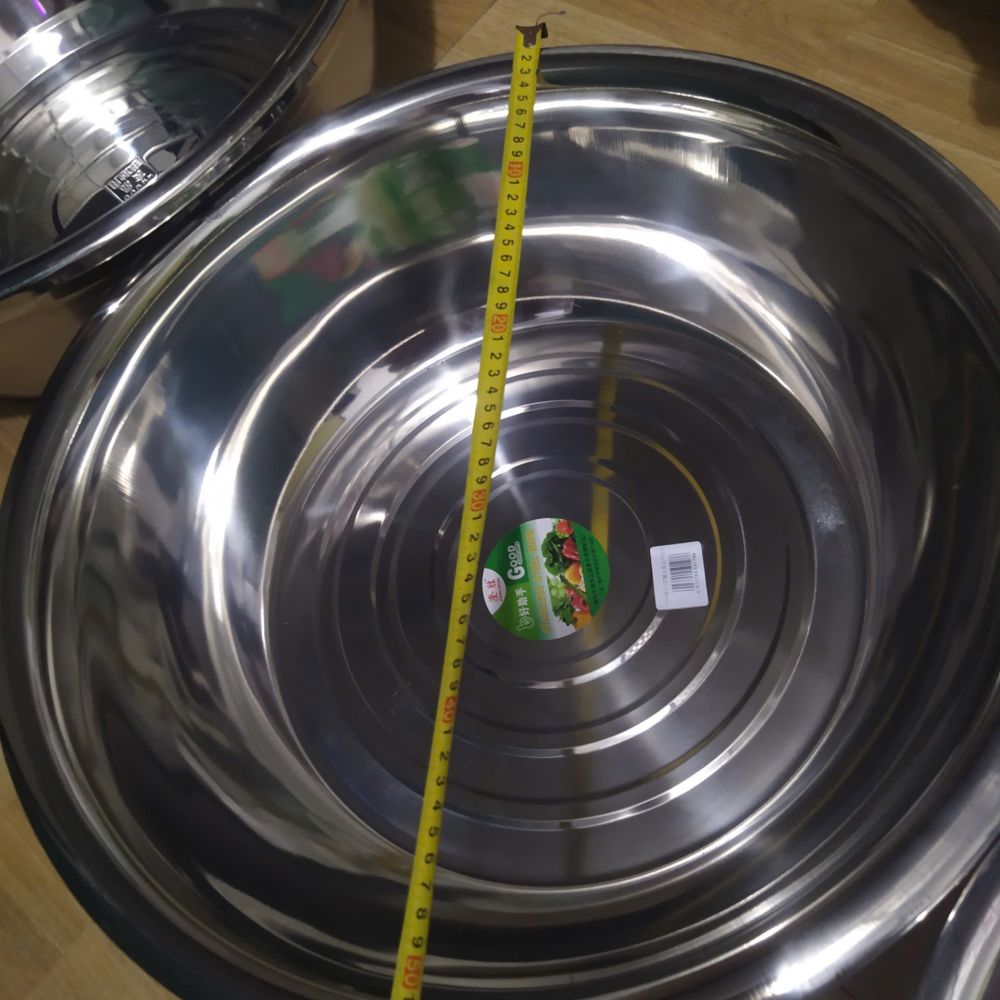 Chậu inox cỡ lớn loại dầy đẹp ảnh 3