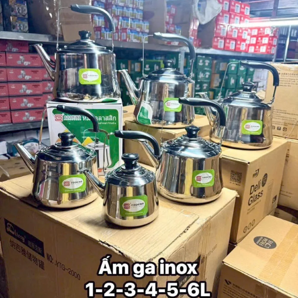 Ấm đun nước bếp ga, bếp từ, hồng ngoại