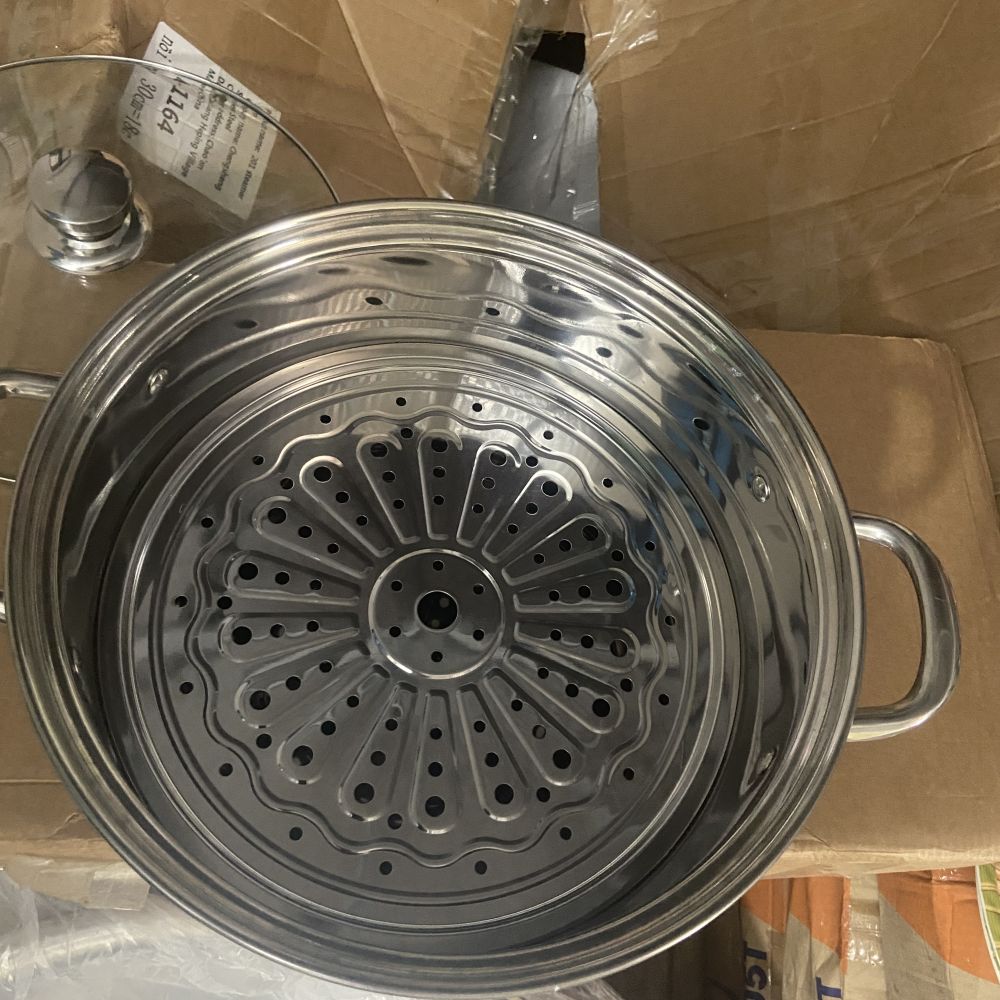 Nồi hấp inox 1 tầng size 30cm ảnh 3
