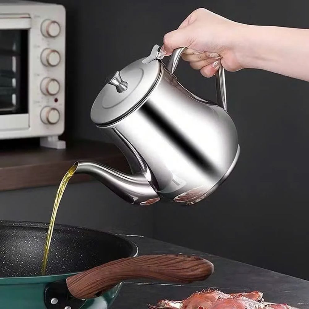 Ấm Pha Trà Inox Vòi Cao Không Nhỏ Giọt ảnh 3