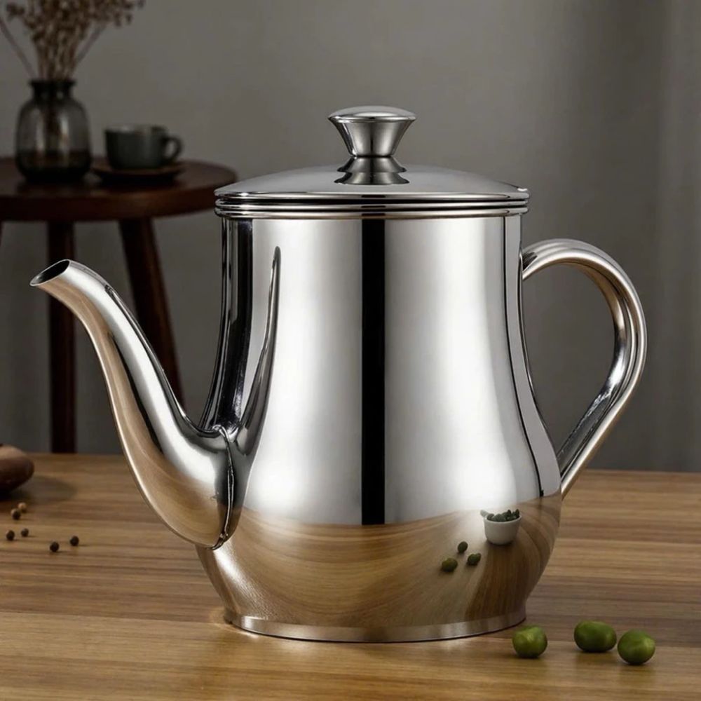 Ấm Pha Trà Inox Vòi Cao Không Nhỏ Giọt ảnh 2