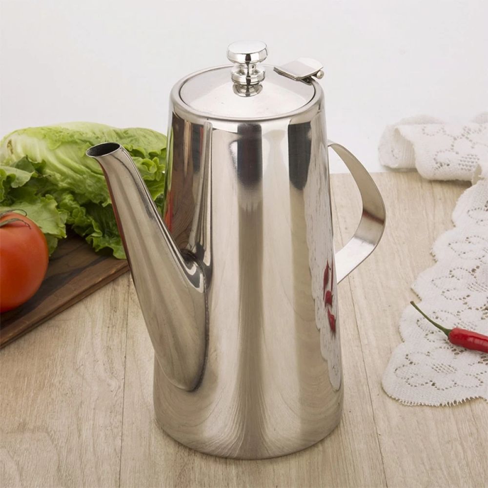 Bình Rót Trà Inox 2L Vòi Dài Không Nhỏ Giọt ảnh 3