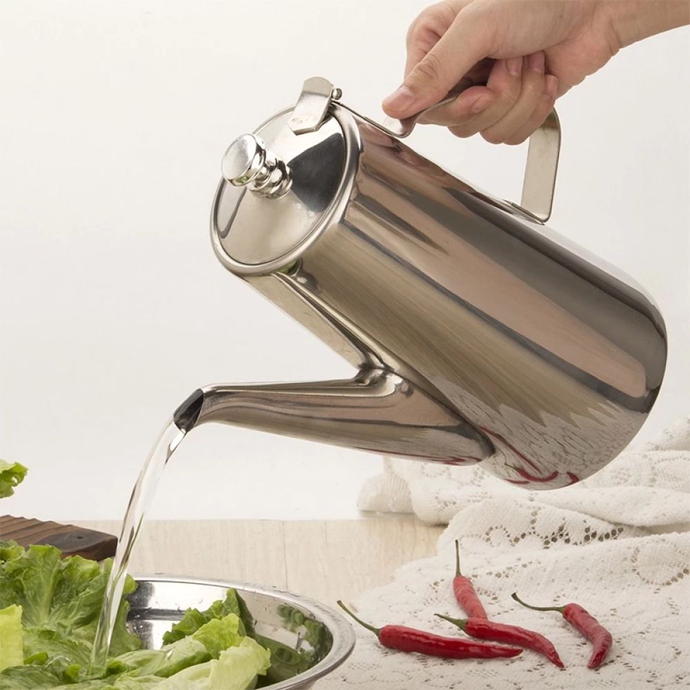 Bình Rót Trà Inox 2L Vòi Dài Không Nhỏ Giọt ảnh 5