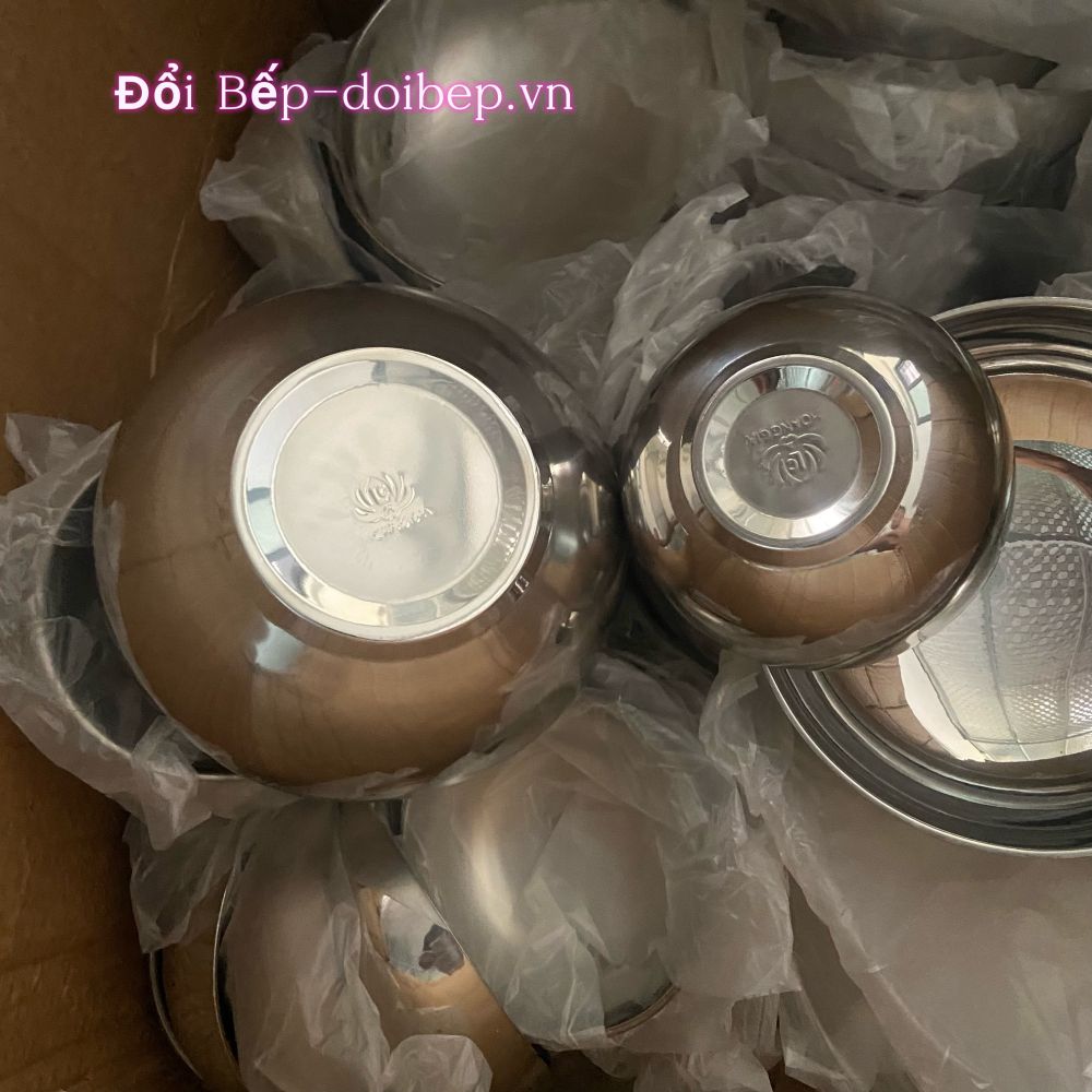 Tô Inox 2 Lớp Cách Nhiệt Hoàng Gia 14–20cm ảnh 4