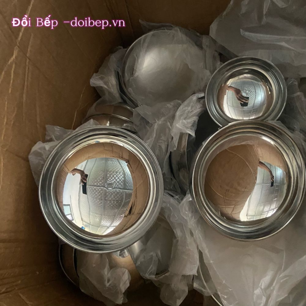 Tô Inox 2 Lớp Cách Nhiệt Hoàng Gia 14–20cm ảnh 3