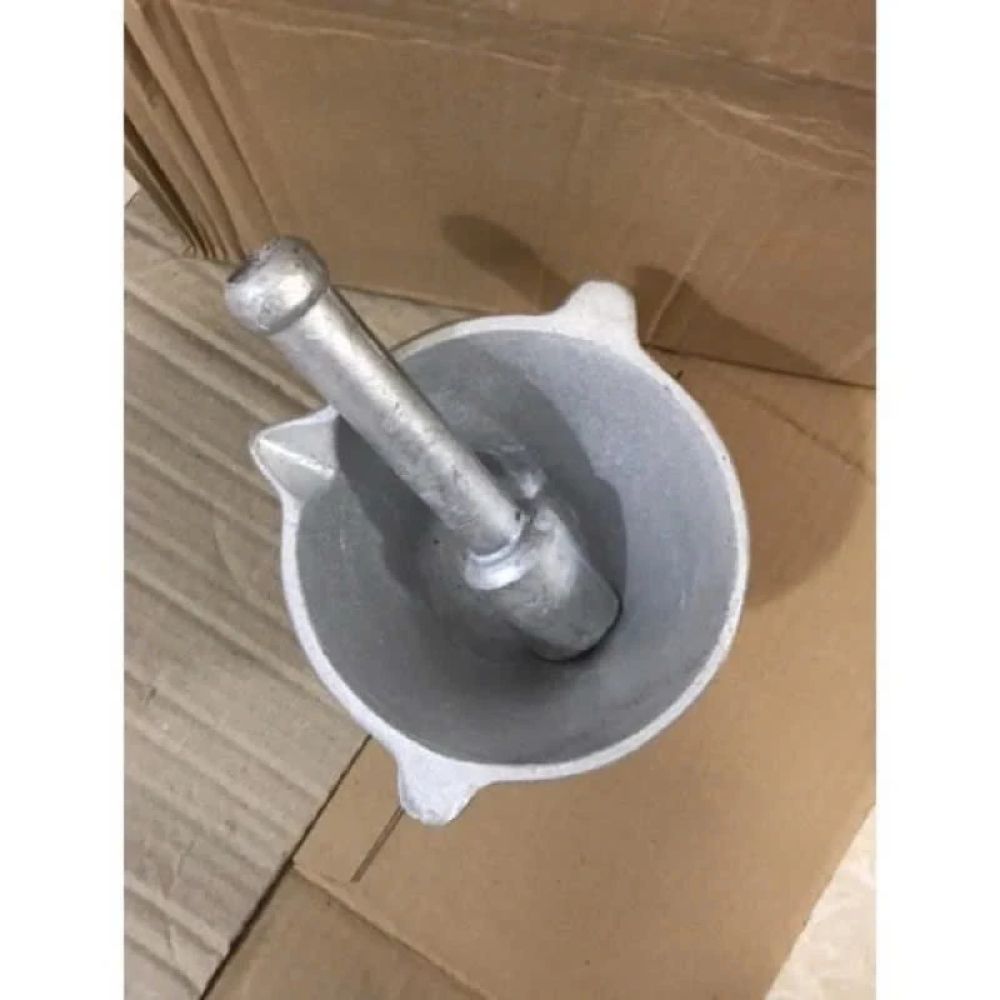 Bộ chày cối nhôm giã cua, hành , tỏi ảnh 3
