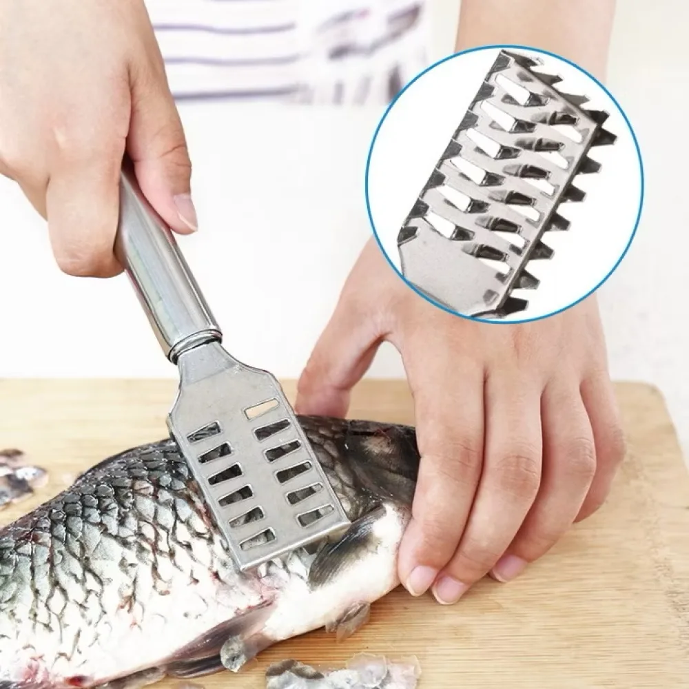 Dụng cụ đánh vảy cá inox dài 20cm