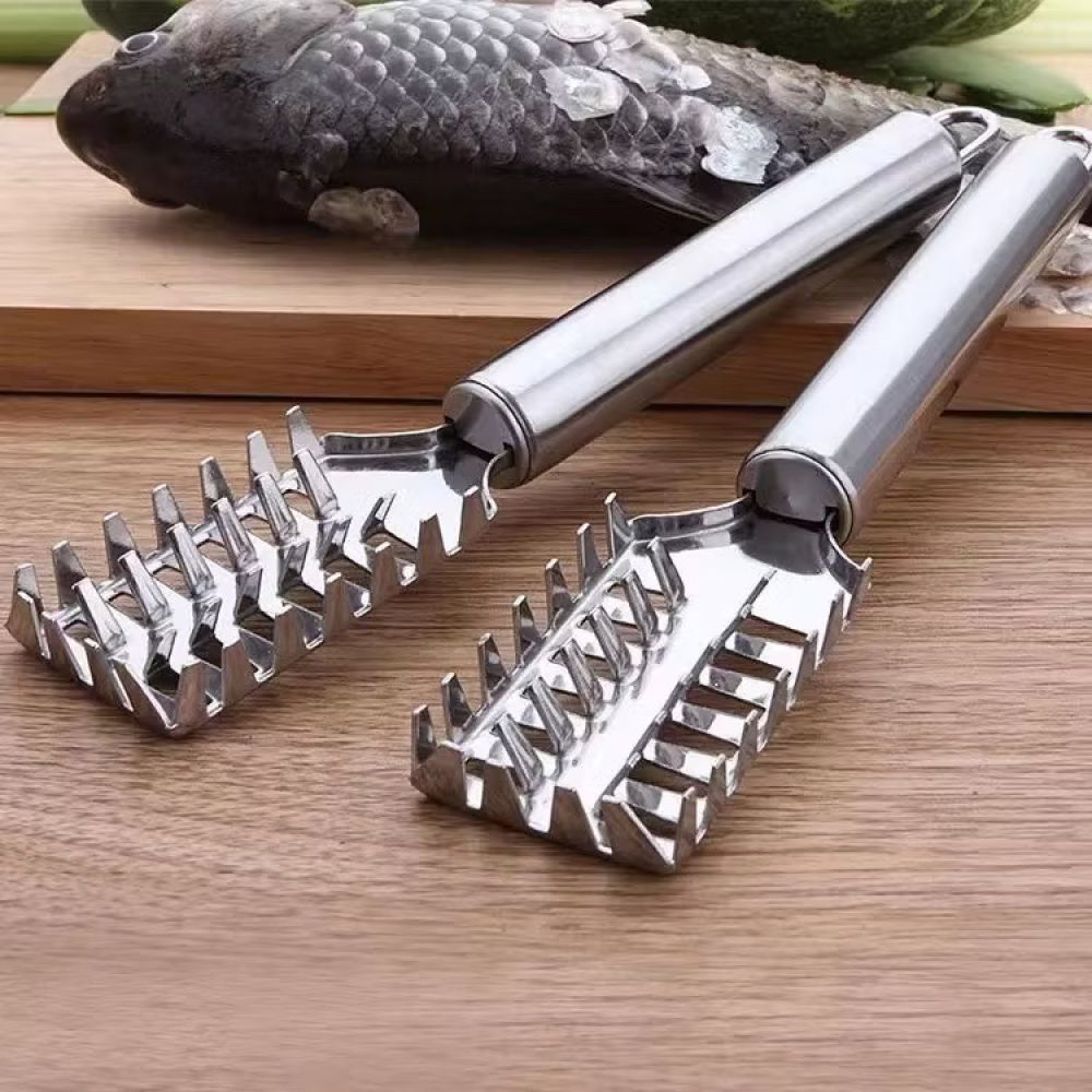 Dụng cụ đánh vảy cá inox dài 20cm ảnh 2