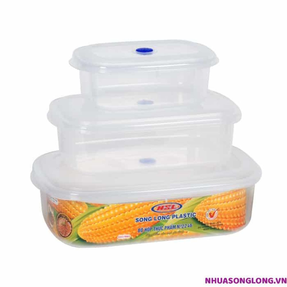 Bộ Hộp Bảo Quản Thực Phẩm Song Long 2246