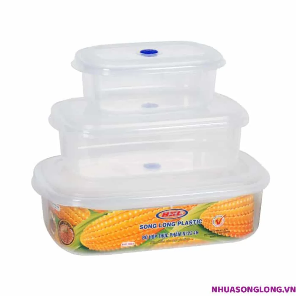 Bộ Hộp Bảo Quản Thực Phẩm Song Long 2246