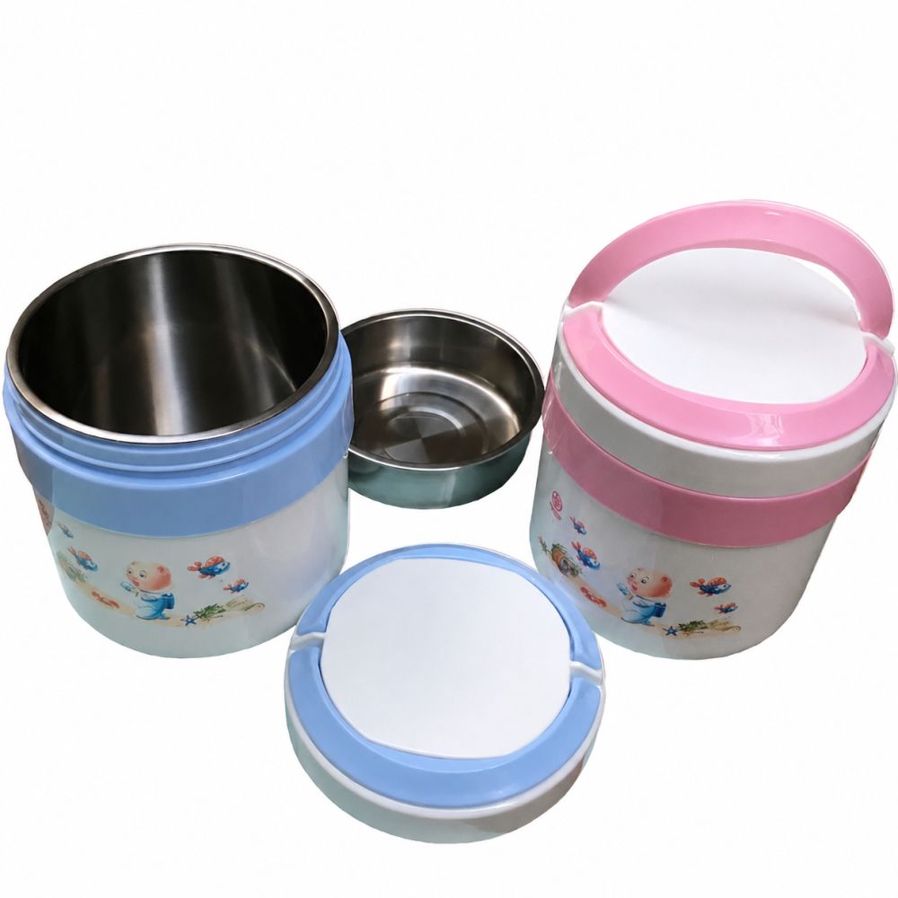 Cặp lồng giữ nhiệt Song Long 1200ml, 1400ml ảnh 2