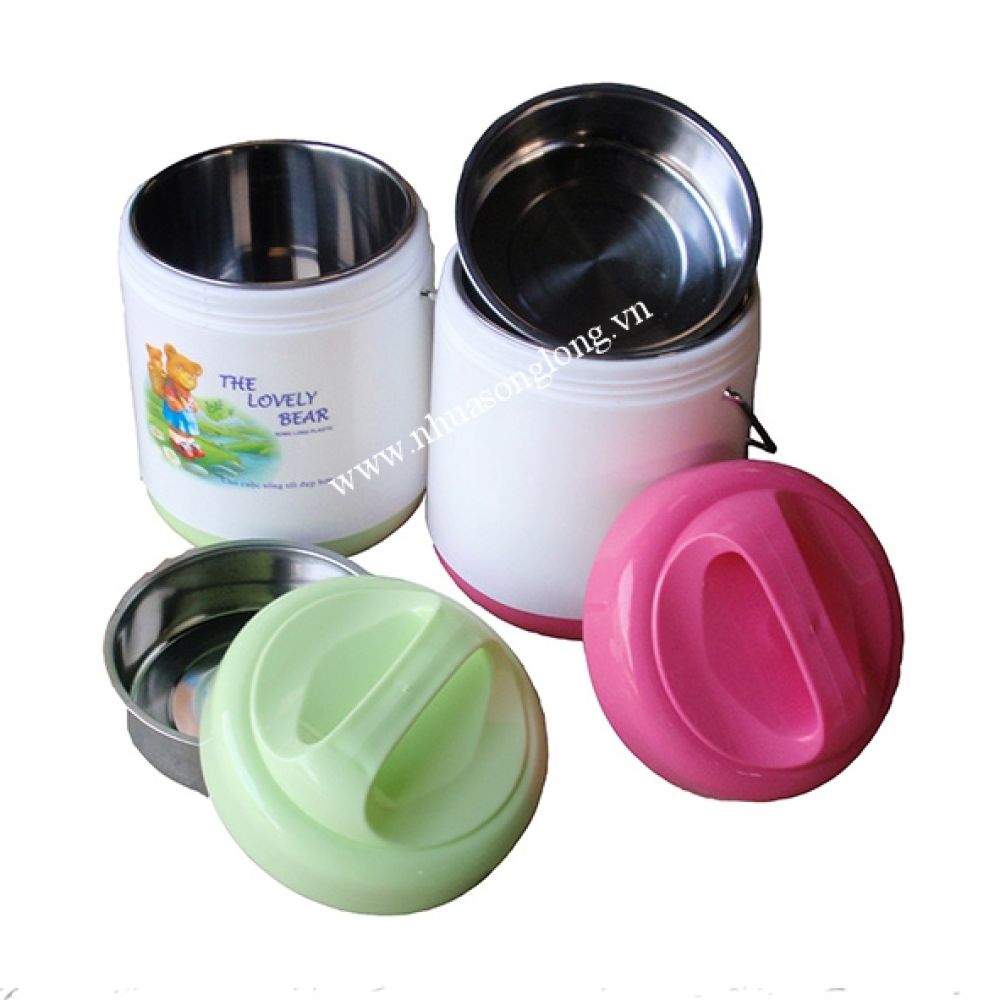 Cặp Lồng Giữ Nhiệt Inox Song Long 2208 ảnh 2