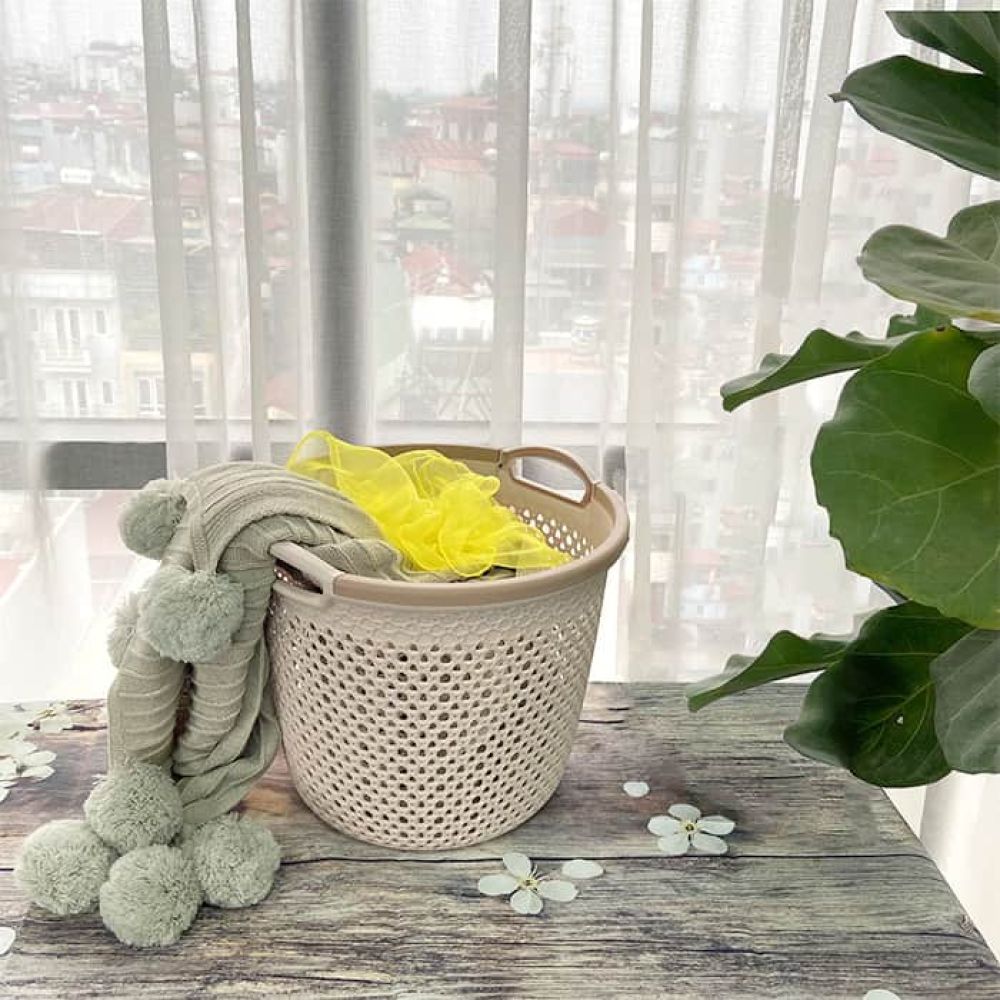 Giỏ nhựa quai viền Song Long đựng đồ đa năng ảnh 2