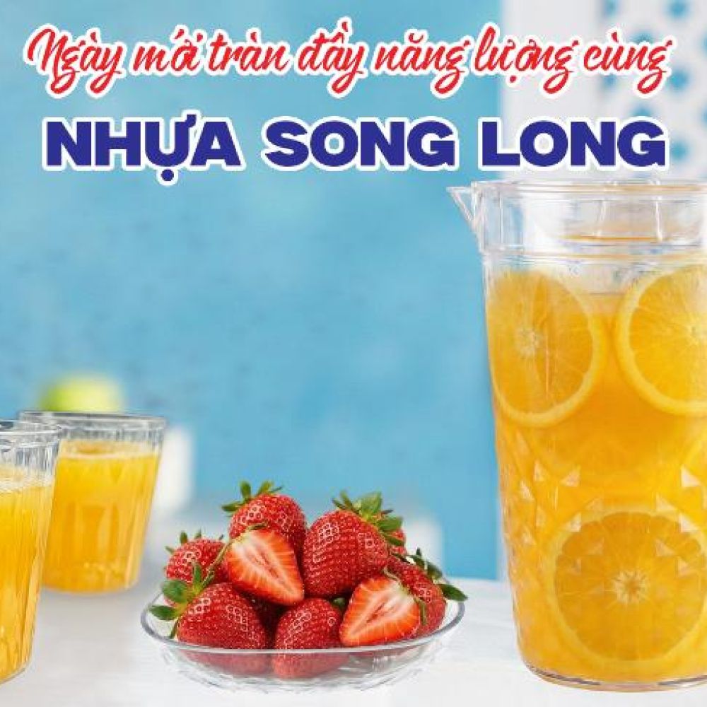 Ca đựng nước Ohana 2L nhựa PET vân kim cương có nắp ảnh 4