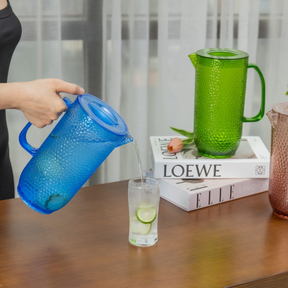 Ca đựng nước có nắp 1.95L vân vảy màu trong ảnh 2