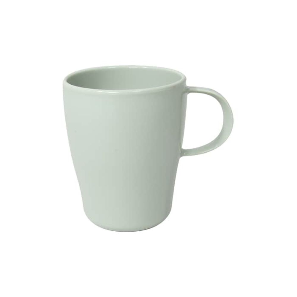 Cốc nhựa có quai Song Long 290ml kiểu men sứ trơn