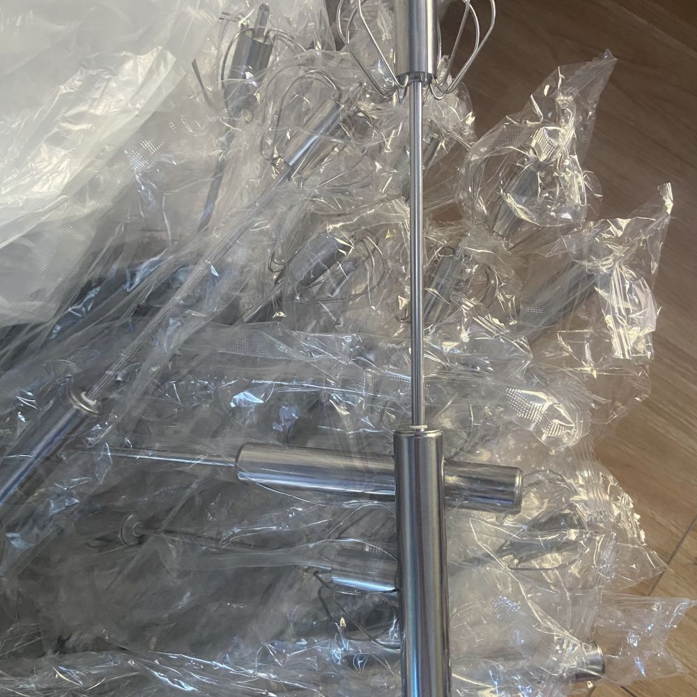 Đánh trứng inox bán tự động ấn tay 30cm ảnh 4